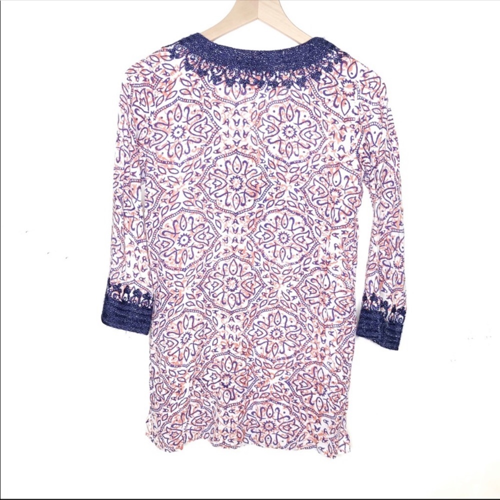 Roberta Roller Rabbit Embroidered Pattern Tunic. … - image 2